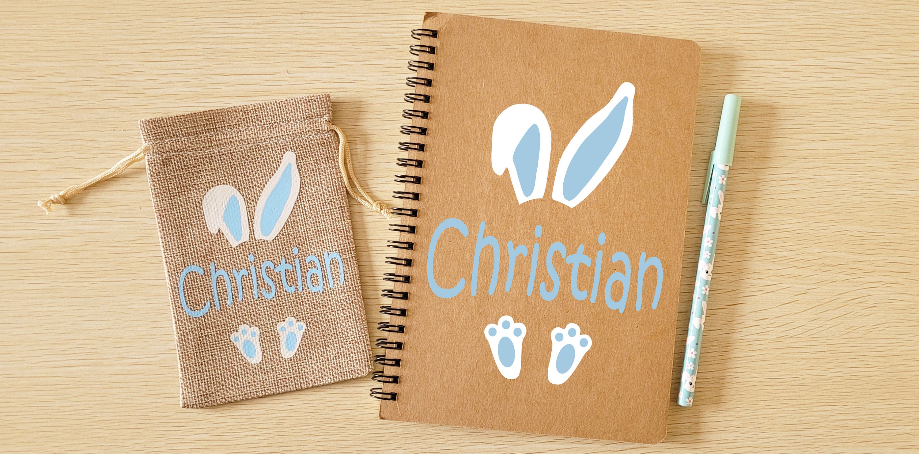 Easter Basket Stuffers for Girls Easter Basket Stuffers for Boys Personalized Easter Bunny Journal Personalized Easter Gifts for Kids