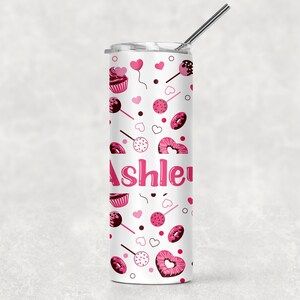 Personalized Valentine&#39;s Day Gift, Valentine&#39;s Day Tumbler, Valentine&#39;s Gift Tumbler, Sweet Heart Travel Cup, Gift for Her