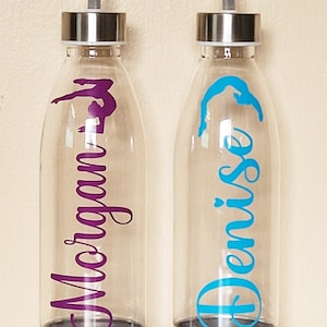 2-4-6-8 Cheerleading Birthday Waterproof Water Bottle Wrappers
