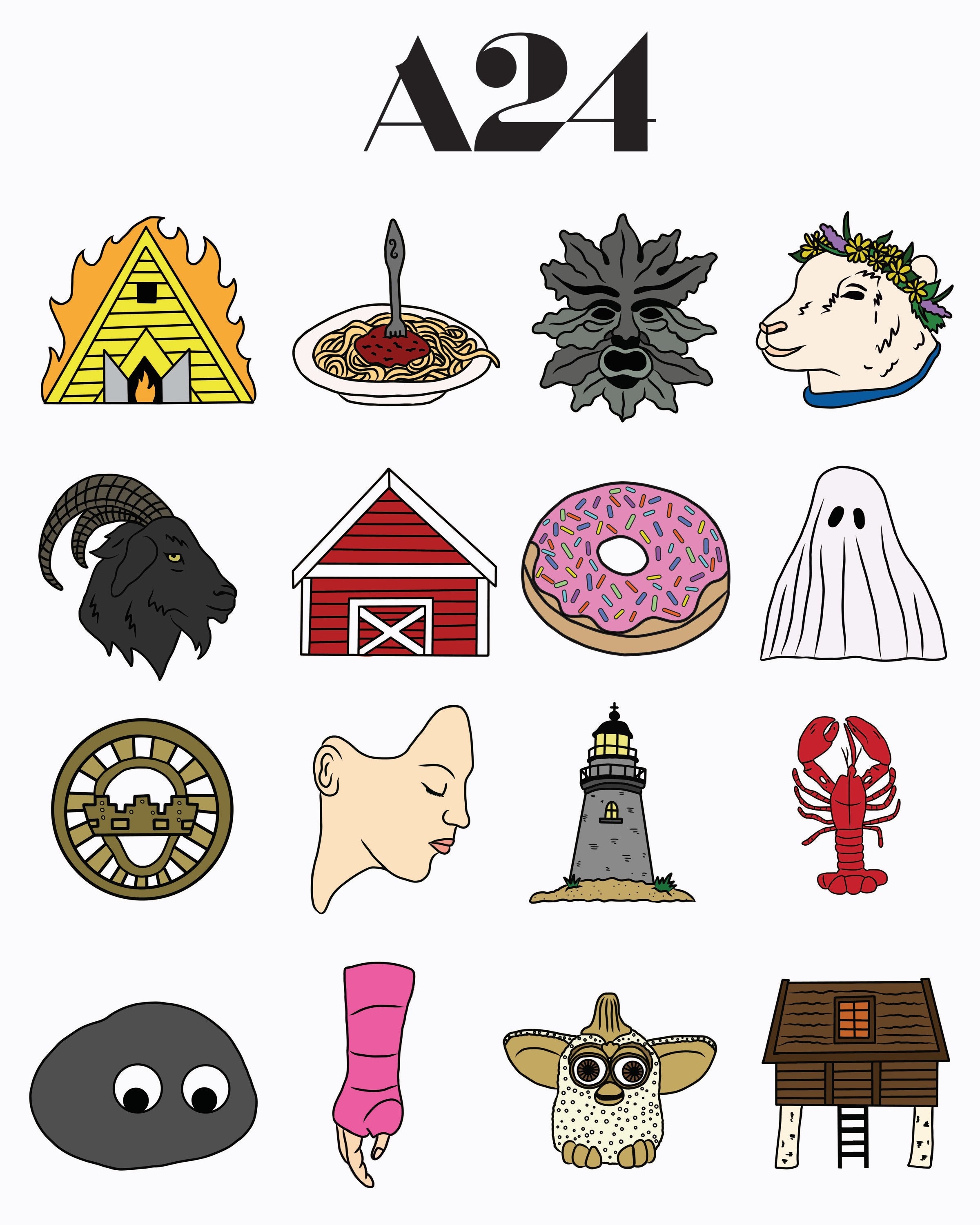 A24 Shirt Film Collage X Midsommar Hereditary Lamb Etsy