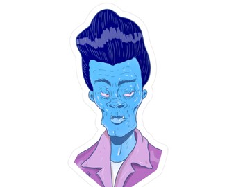 Sticker en vinyle Vampire Greaser – Sticker pour illustration, ordinateur portable et bouteille d'eau