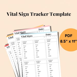 Vital Sign Tracker Template, NURSE NOTES, Nursing School, pathophysiology templates, Pathophysiology PDF, nursing vital signs, nursing log