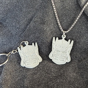 FFXIV Fray Dark Knight Necklace + Keychain