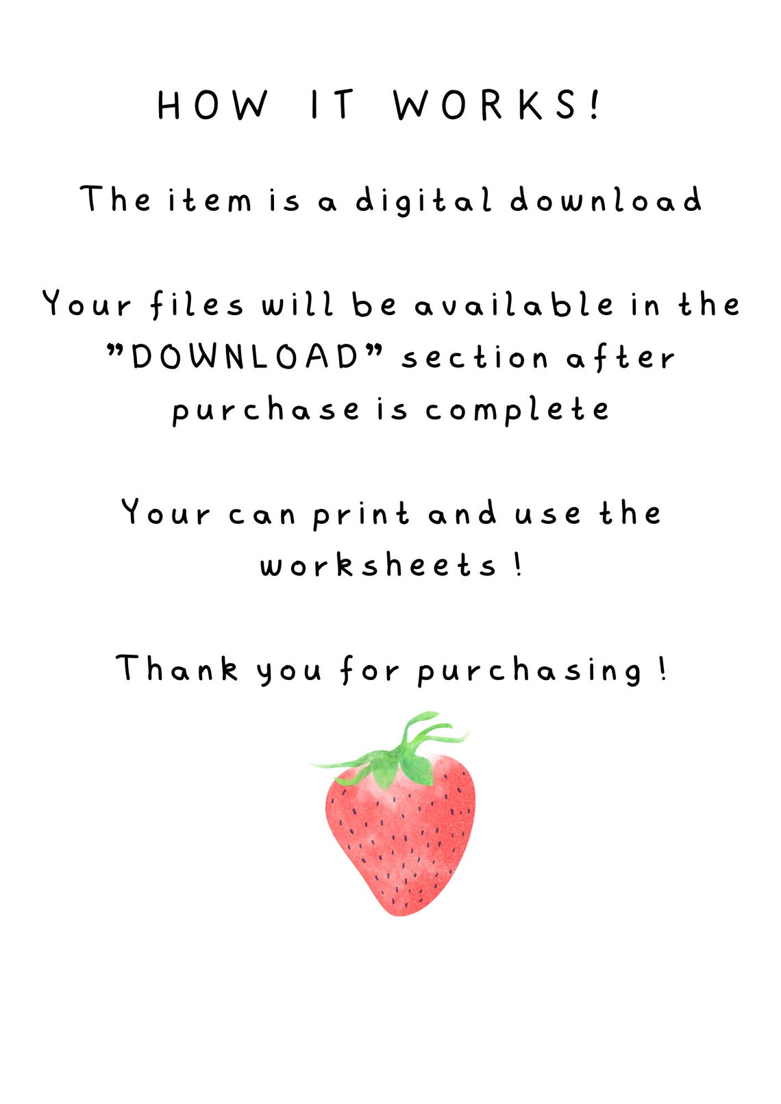 Printable Kids Worksheet