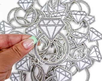 Diamond Ring Iron On Patch: Bachelorette Party, DIY Trucker Hat