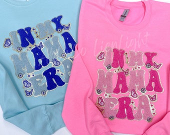 Mama Era Chenille Patch Sweatshirt: Trendy Mom Gift