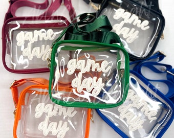 Clear Stadium Crossbody Bag: Custom Game Day Patch