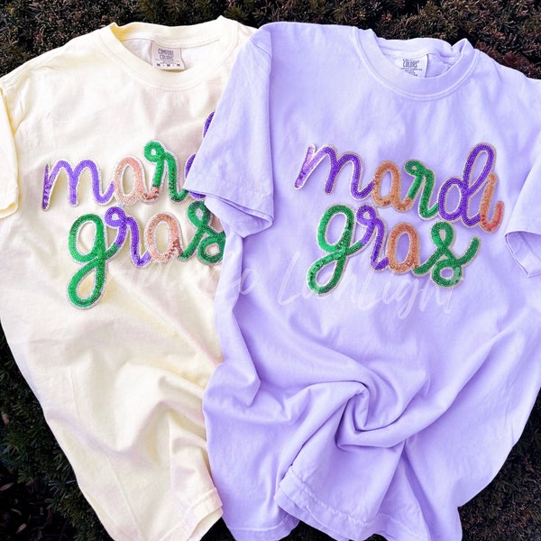 mardi gras sequin iron on patches