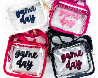 Clear Stadium Crossbody Bag: Game Day Purse