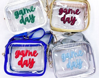 Clear Stadium Crossbody Bag: Custom Gameday Purse