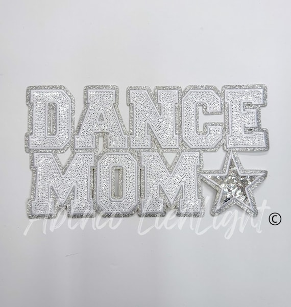 Dance Mom Sequin Patch: Iron-On Star Patch (11.5'' x 6.5'')