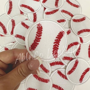 Baseball patch, hat patch, small patches, embroidery patch, iron on patch, trucker hat patches, jacket patch, mom hat, game day patch, gift