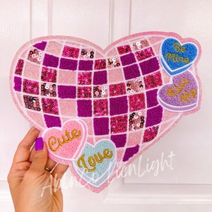Chenille Heart Patches – Obsession Boutique
