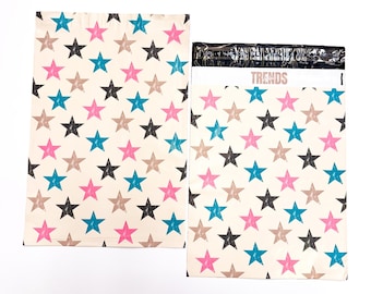 Star Poly Mailers 10x13, Shipping Bags, Boutique Packaging