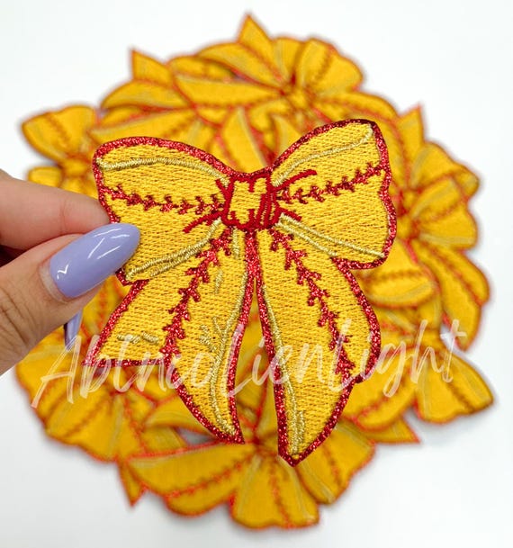 Softball Bow Patch Trucker Hat Softball Bow Patch Trucker Hat