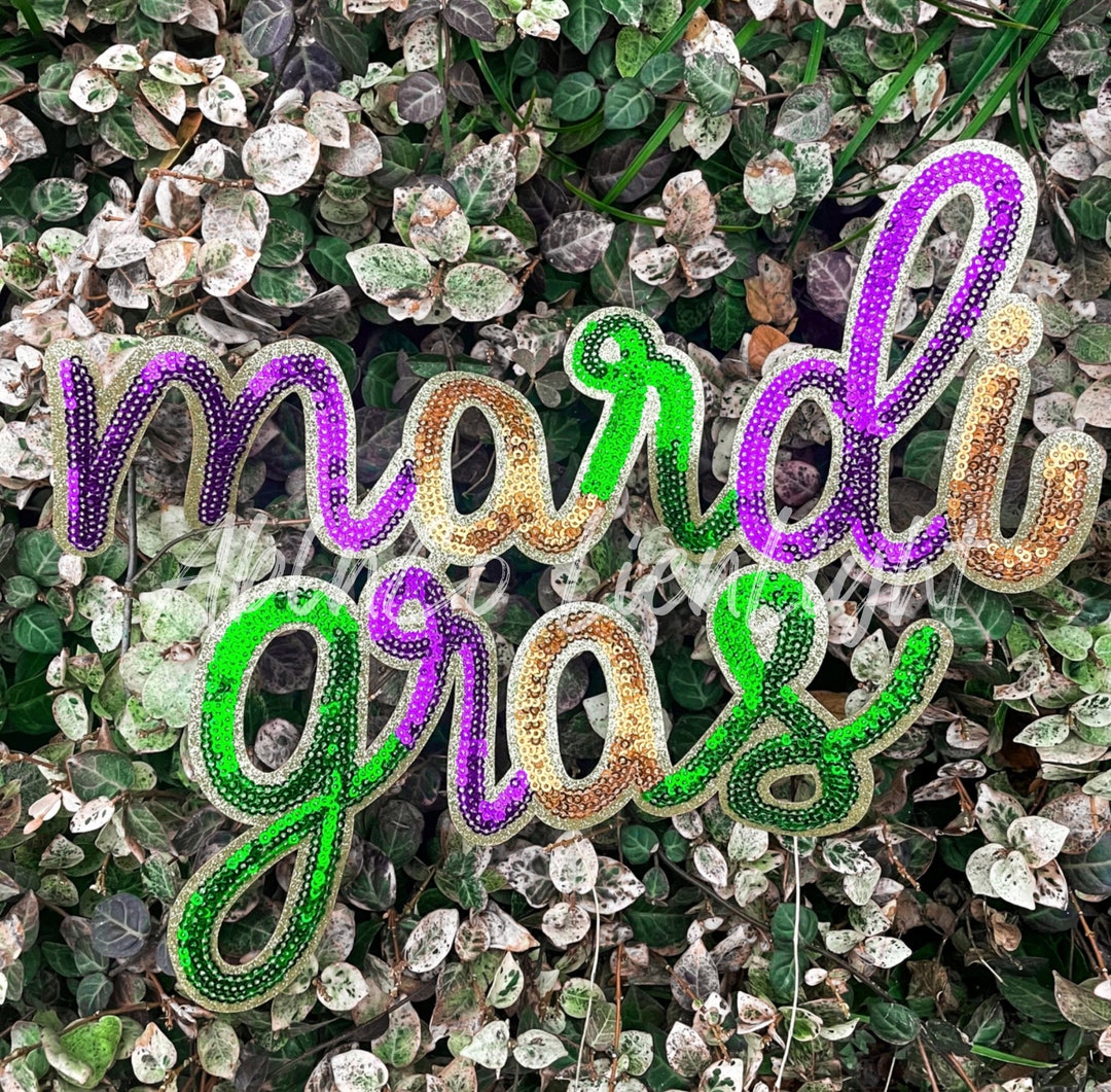 mardi gras patch