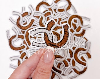 horseshoe patch, cowboy patch, rodeo patch, trucker hat patch, howdy patch, western patch, cowgirl patch, patch for hats, iron on patch, DIY