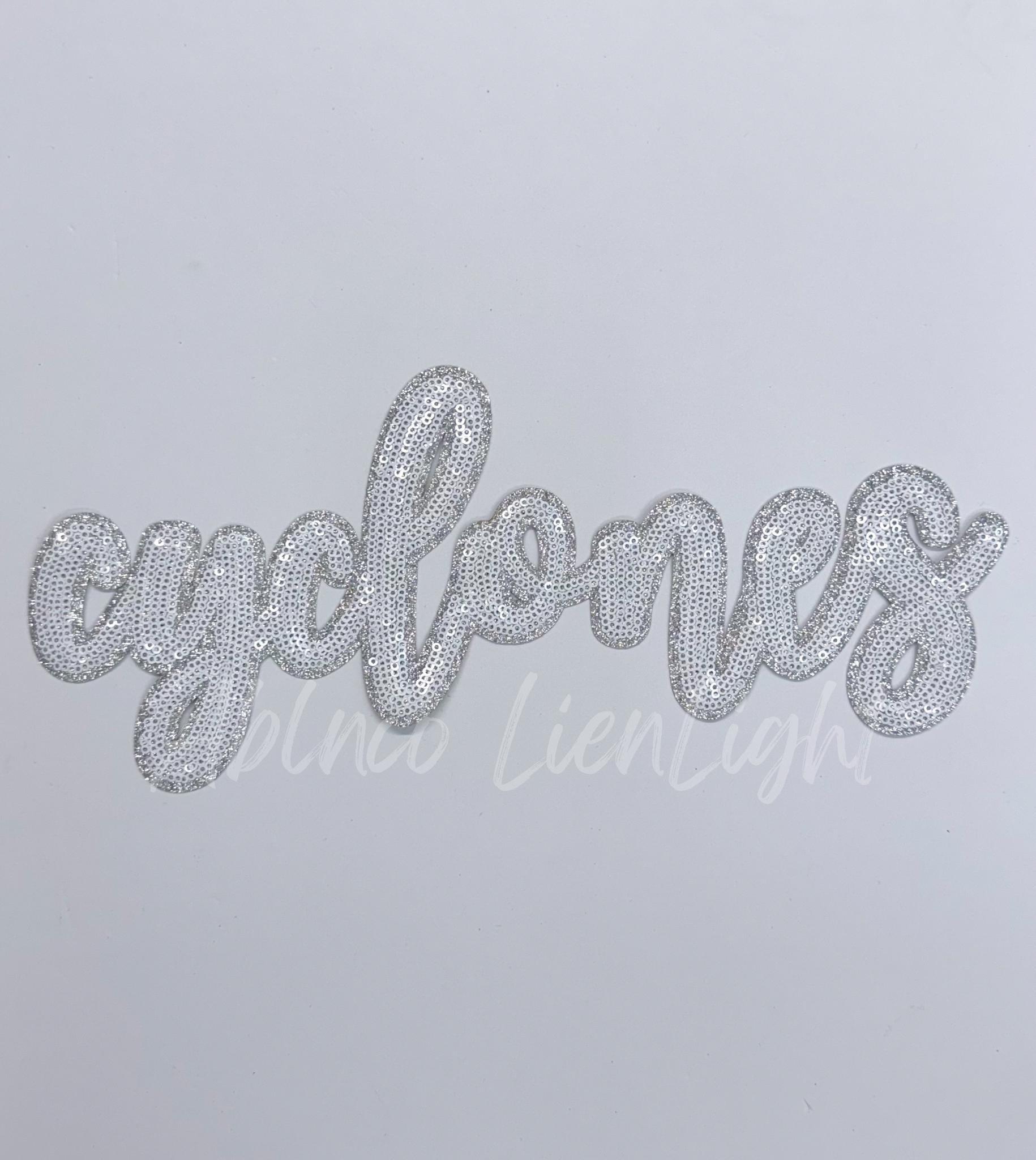 Summer Cyclone Script Cyclones Sequin Script Patch: Iron on Mascot Patch (12” X 5.2”) - Etsy