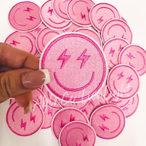 Preppy patch, cowgirl patch, western patch, pink patches, small patches, embroidery patch, iron on patch, trucker hat patches, trendy patch