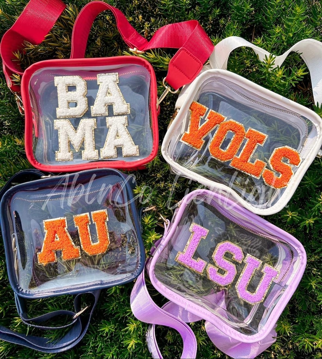 Custom Stadium Clear Crossbody Bag: Game Day Concert Purse - Etsy