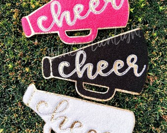 Cheer patches, cheer chenille patch, cheer basketball game day custom team spirit wear, chenille patch iron on, cheerleader patch shirt, DIY