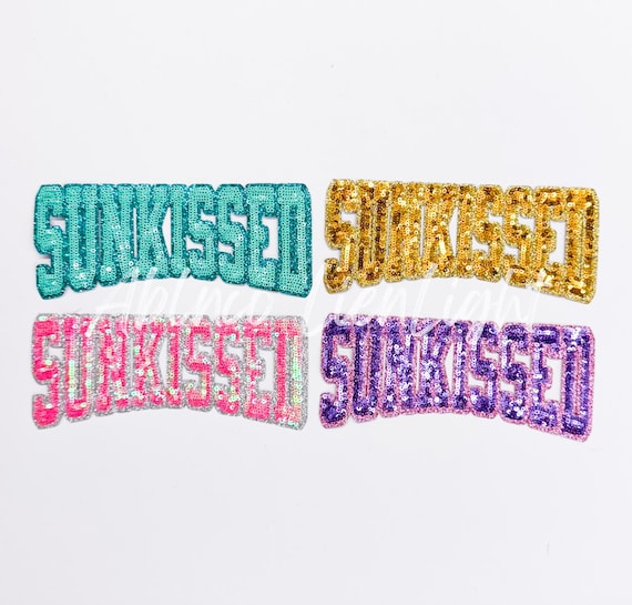 Sunkissed Sequin Patch: Iron On Summer DIY Applique