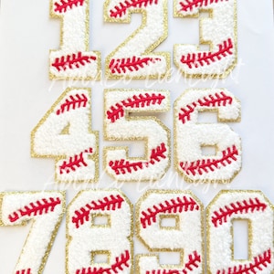 baseball number patch, baseball chenille patch iron on, trucker hat patches, baseball number hat, customized baseball, baseball mom, diy hat