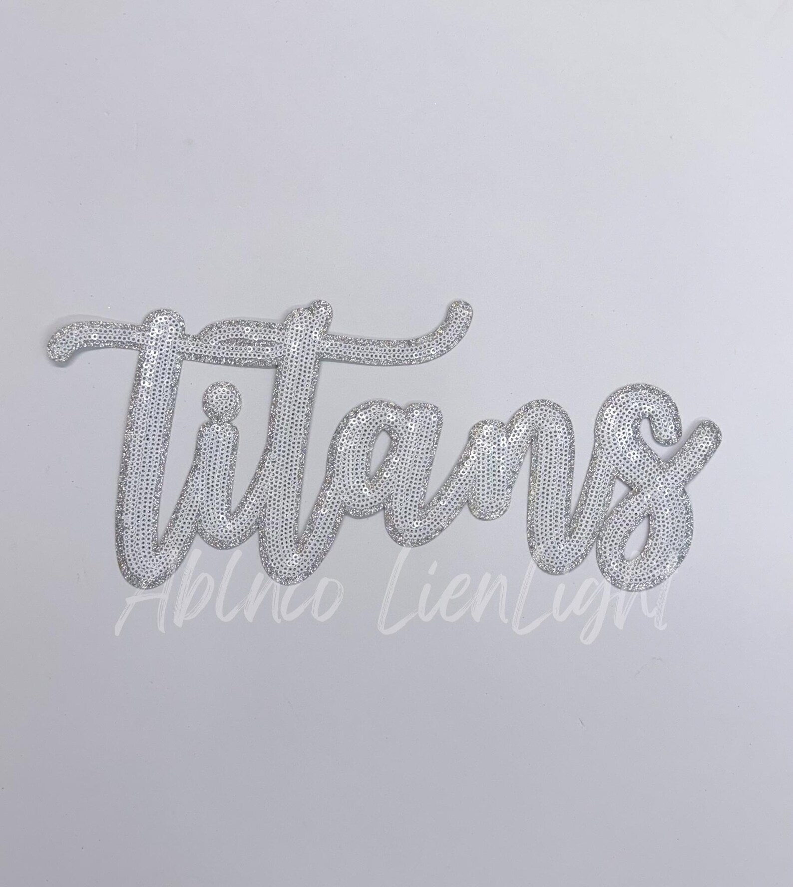 Titans Sequin Script Patch: Iron on Mascot Patch - Etsy