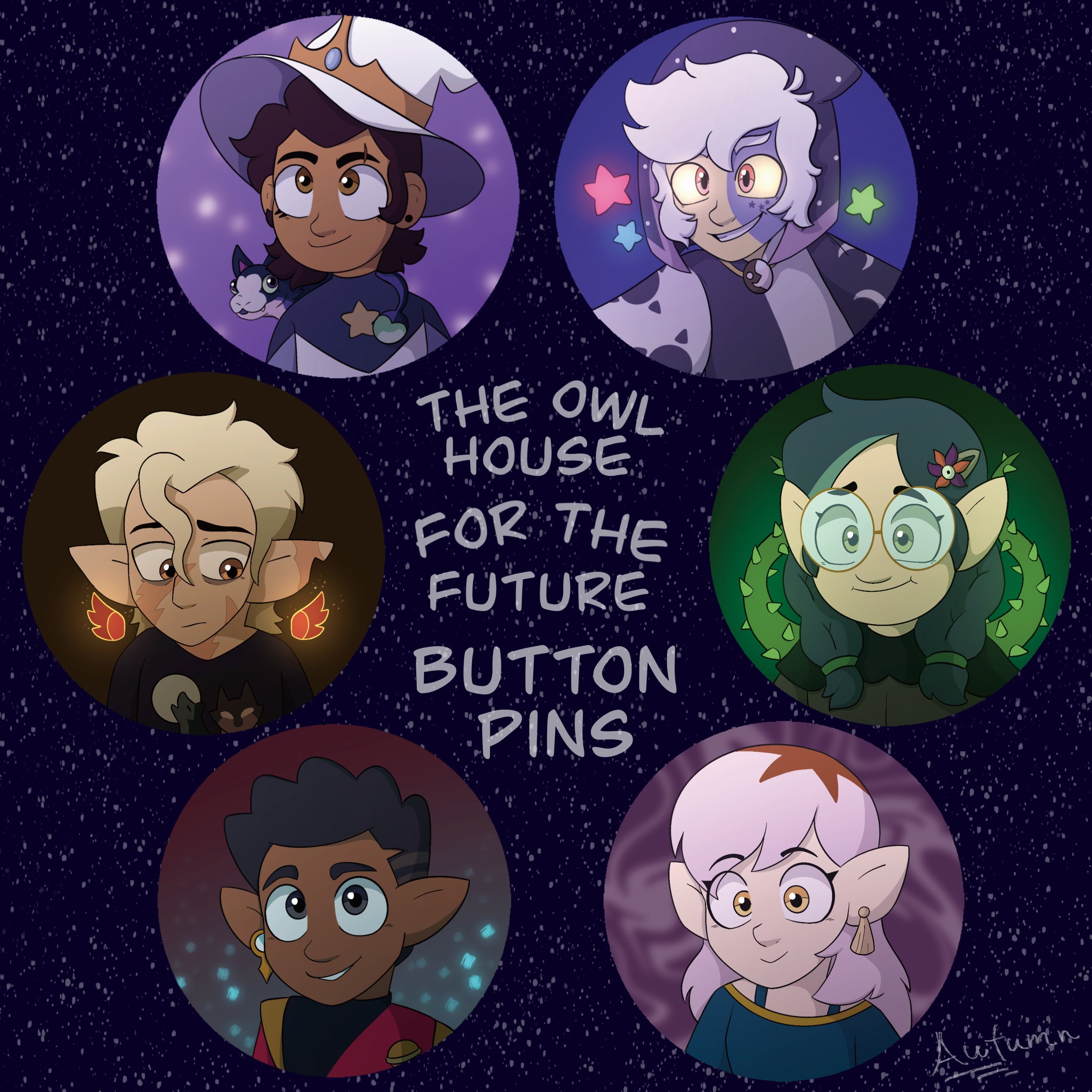 The Owl House Buttons – proserpiiart