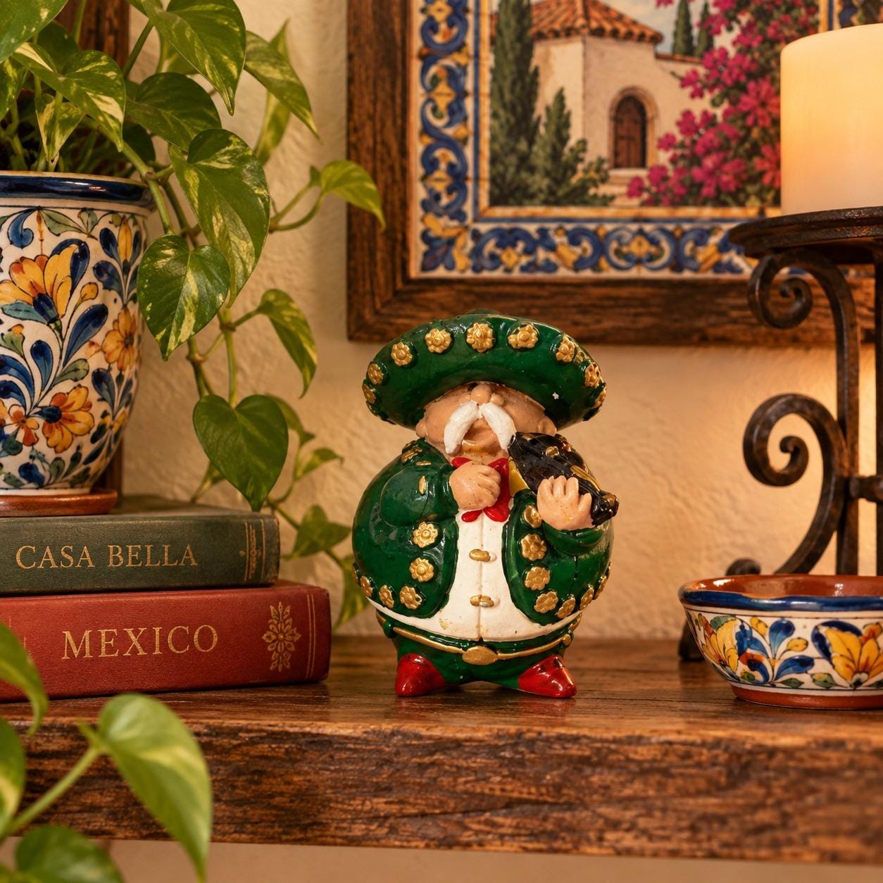 Vintage Mexican Chalkware Wall Decor - Etsy