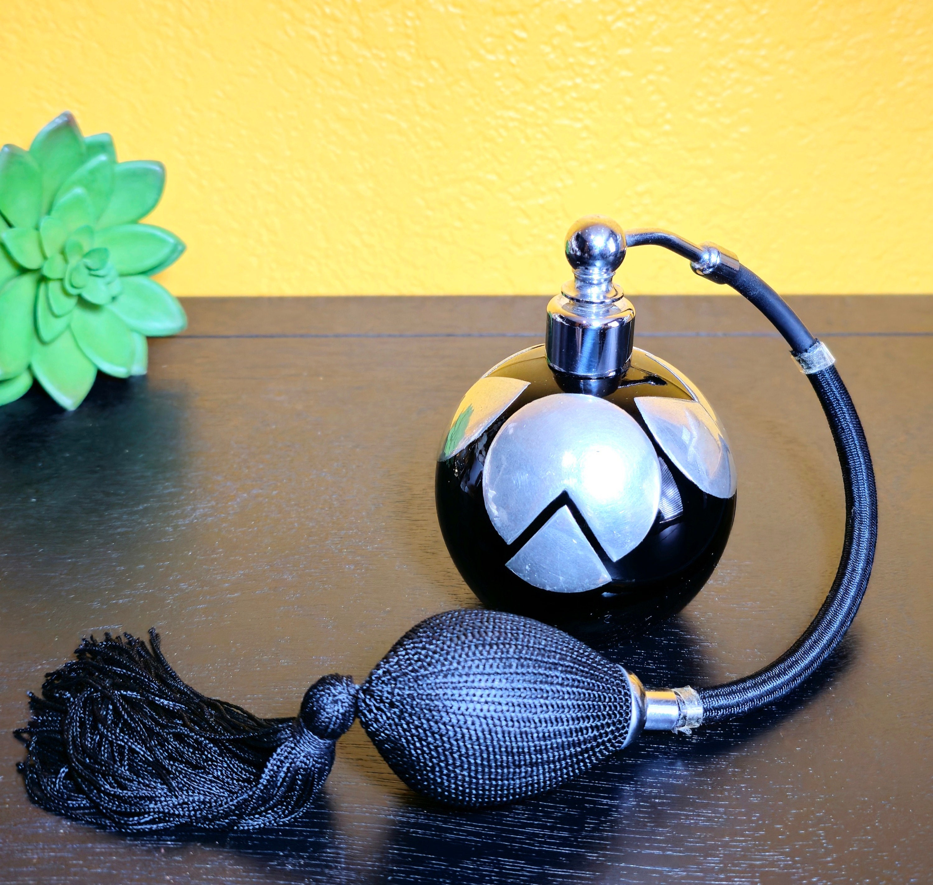 Marcel Franck アンティークアトマイザー　ポンプ付き香水瓶 Vintage Marcel Franck Atomizer Perfume Bottle France Working