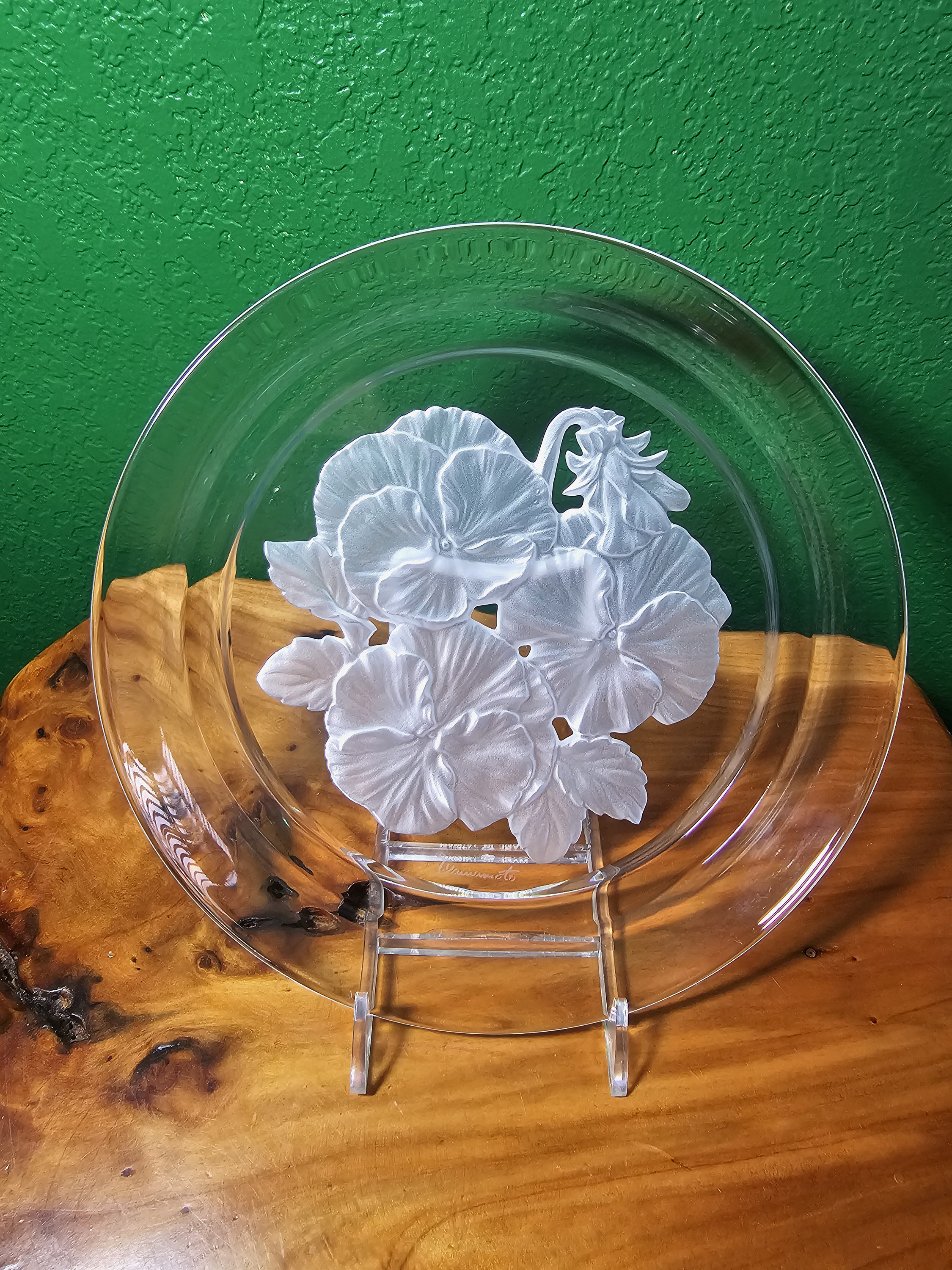 HOYA ガラスプレート Hoya crystal plates - Etsy 日本