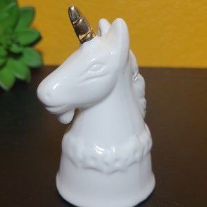Vintage Unicorn Head Bell by Lipco