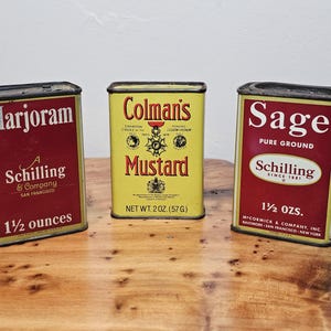 Schilling Spice Tins - Etsy