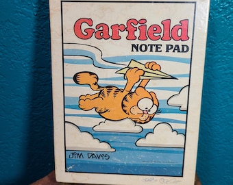 Vintage Garfield Notepad c1978