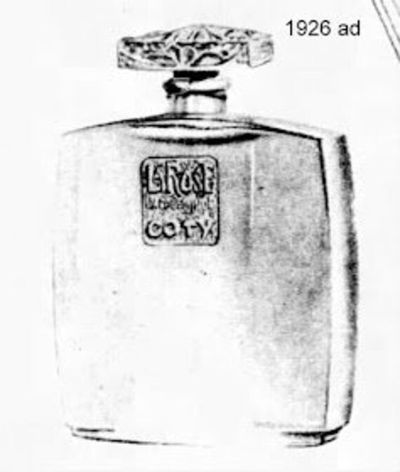 RARE Antique La Rose Jacqueminot by Coty, Paris, Fran… Gem