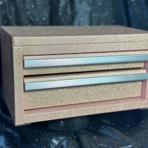 &quot;Mini &quot;&quot;Kobalt&quot;&quot; Werkzeugkiste, angepasst an Schmuck, Kunsthandwerk oder andere Schätze, die Sie haben.&quot; Diese Mini-Toolbox ist nicht nur für Werkzeuge.