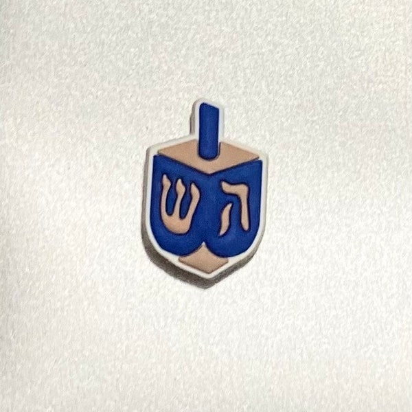 Dreidel Shoe Charm