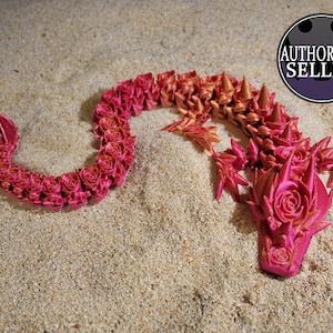 Rose Dragon 3D Printed Articulated dragon
