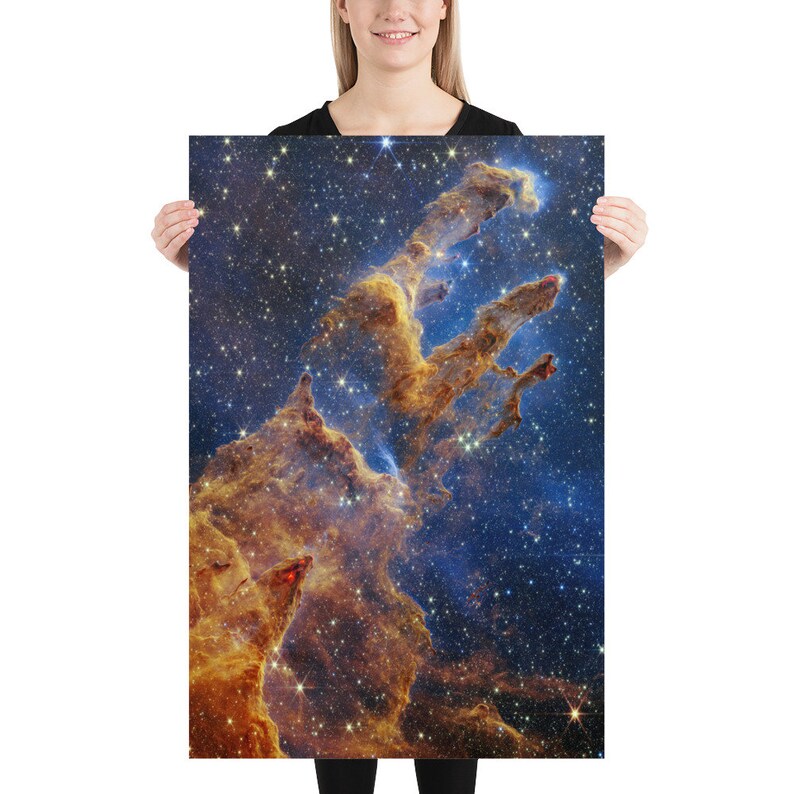 James b pillars of Creation Photo Paper Poster Etsy