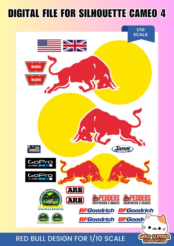 Redbull Stickers for Sale - Pixels