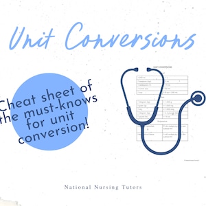 Unit Conversions