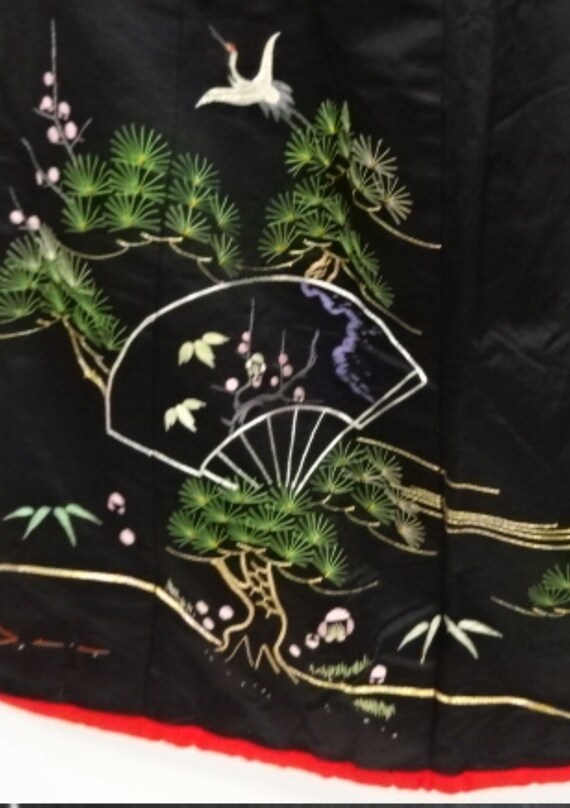 Antique Costume of old era Kimono from Japan/ Emb… - image 3
