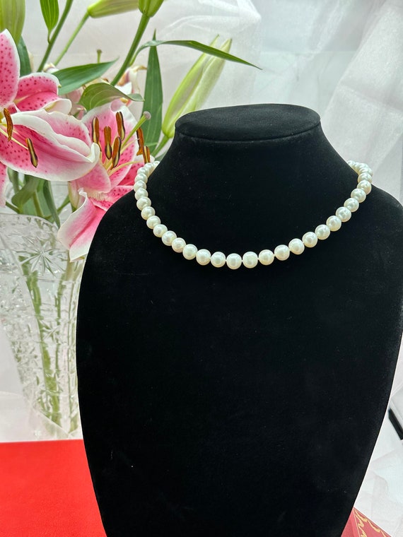 Gorgeous Water Pearl Strand Necklace.+/- 10mm. 42.
