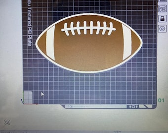 Football Cheer Stick 3D Print File (3MF Digital Download)