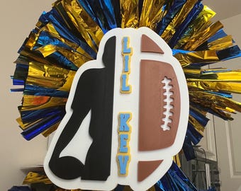 Football Boy Cheer Stick 3D Print File (3MF Digital Download)