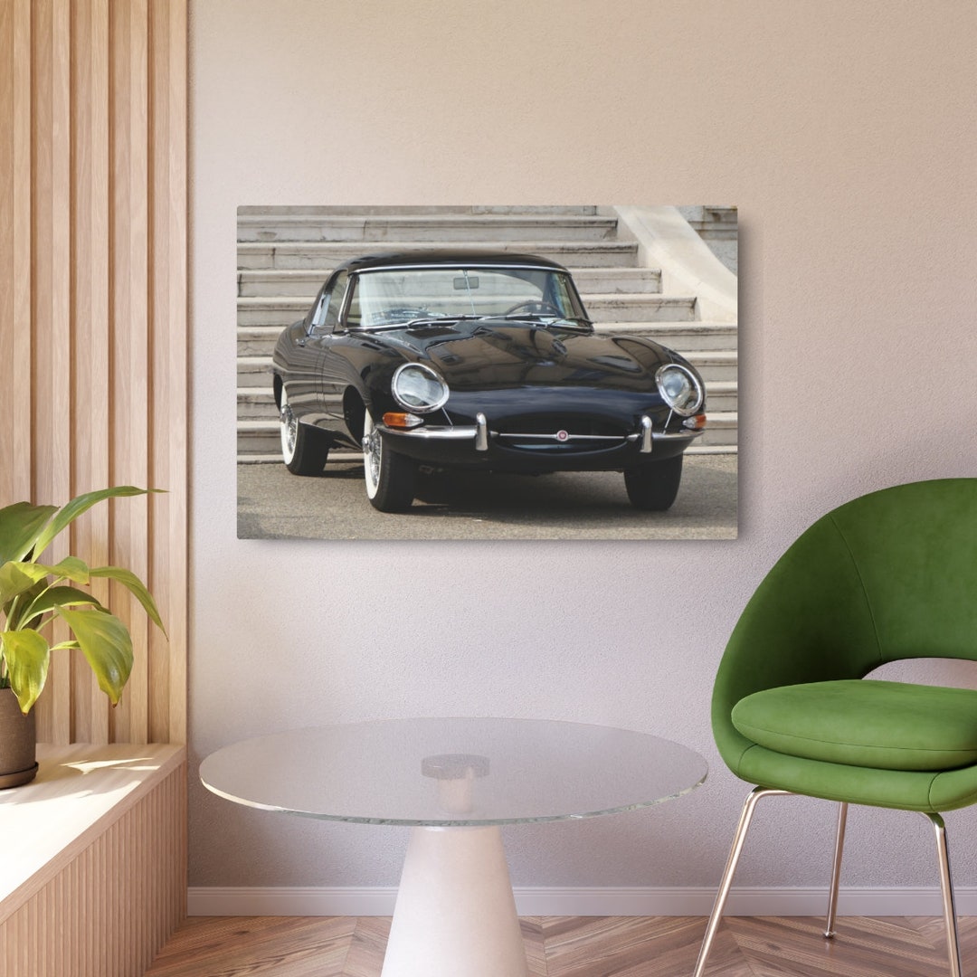 Classic Car Prints Classic Car Wall Decor Car Metal Print Jaguar Wall