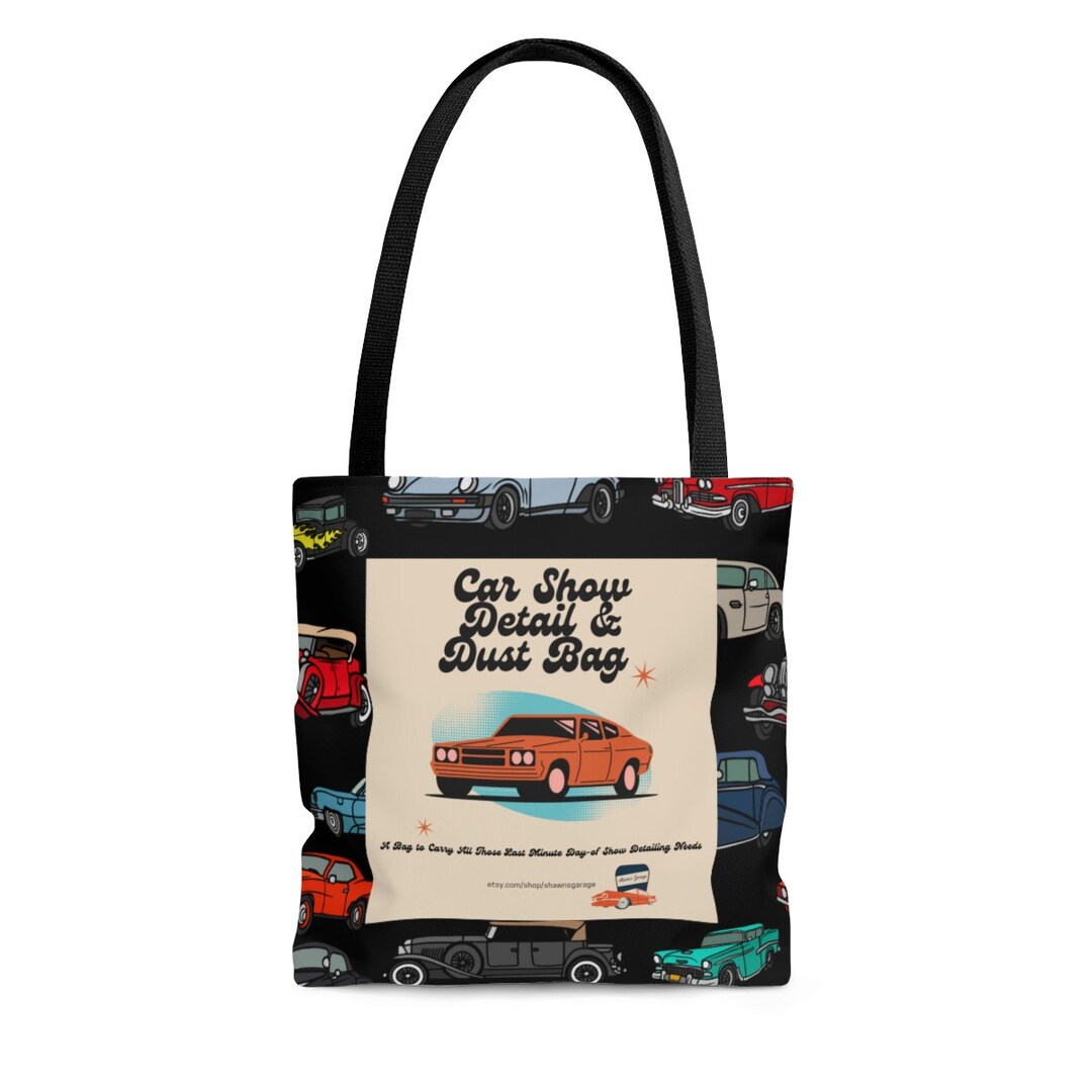 Car Show Tote Bag Classic Car Tote Bag Car Show Gear Car Show Bag Car