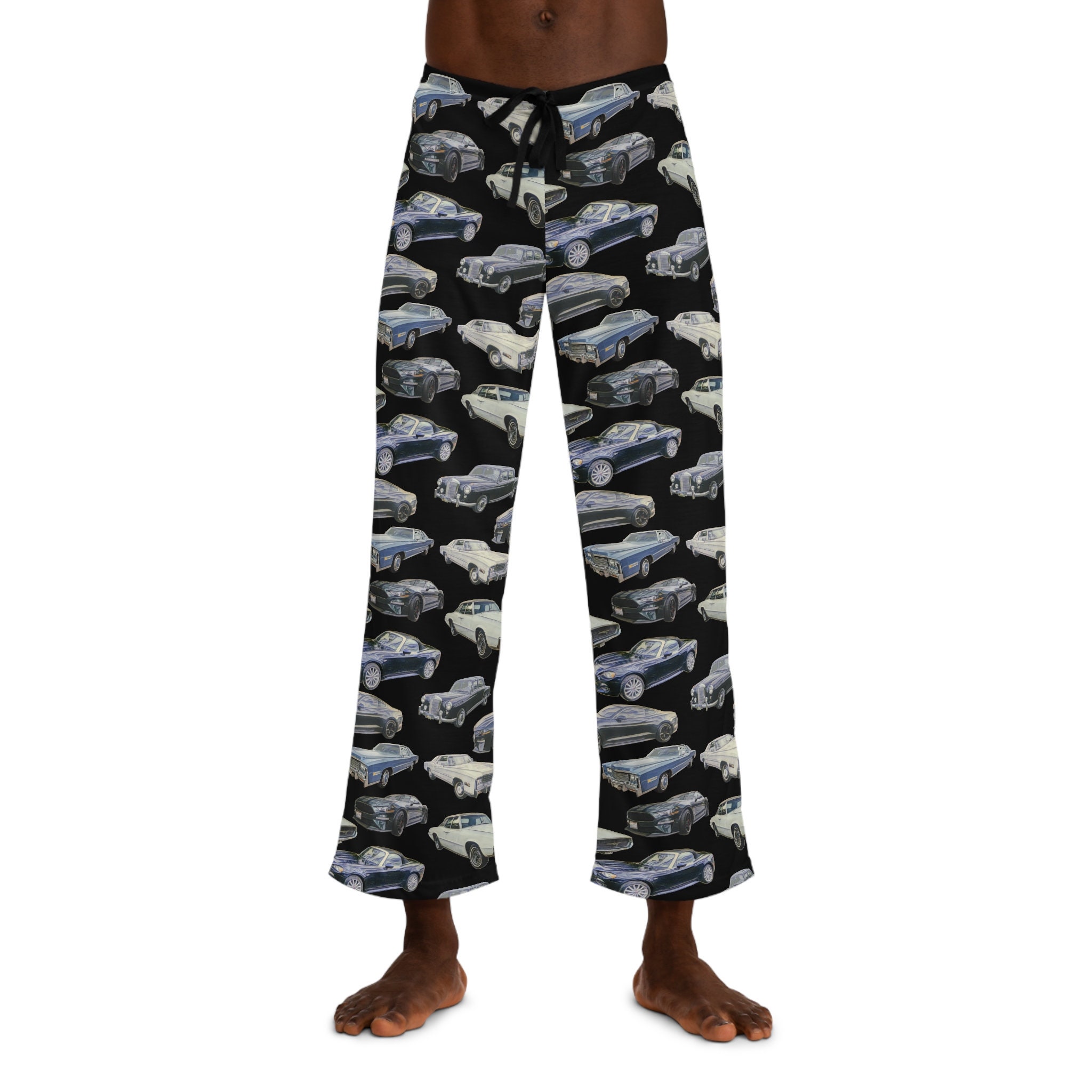 Men's Pajama Pants Car Pajama Pants Car Pattern Clothing Men's PJ ...