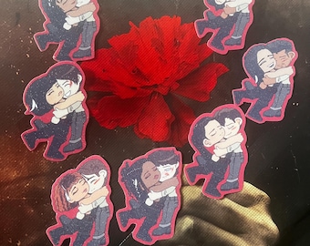 Orpheus & Eurydice Glitterstickers